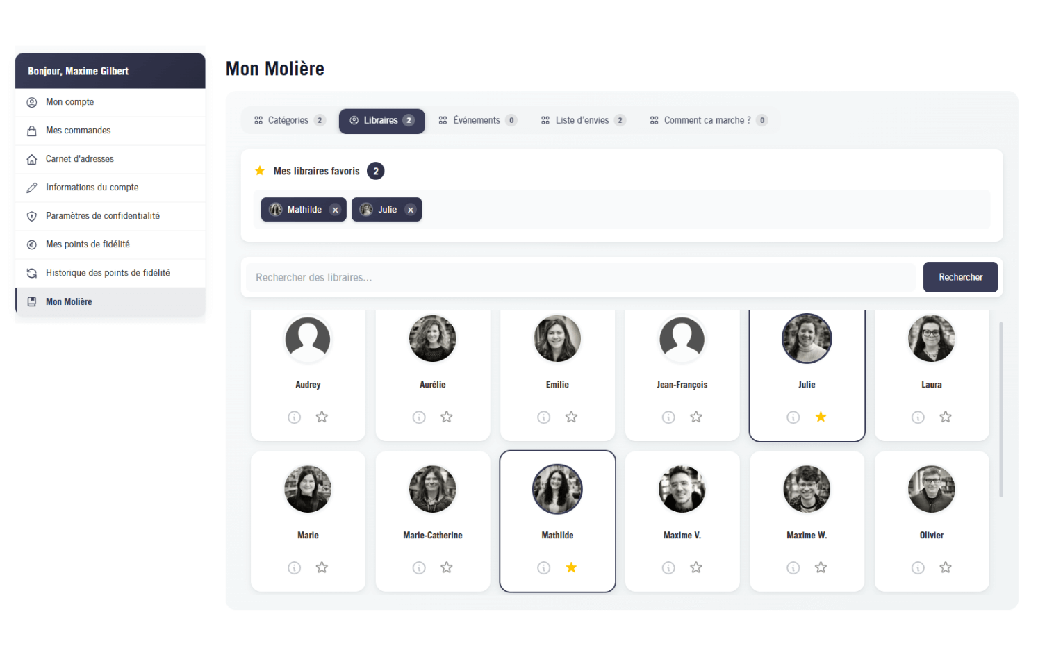 Mon Moli&egrave;re &mdash; espace client personnalis&eacute;