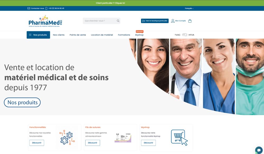 Pharmamed — 25.000 articles, 3 publics, 1 plateforme